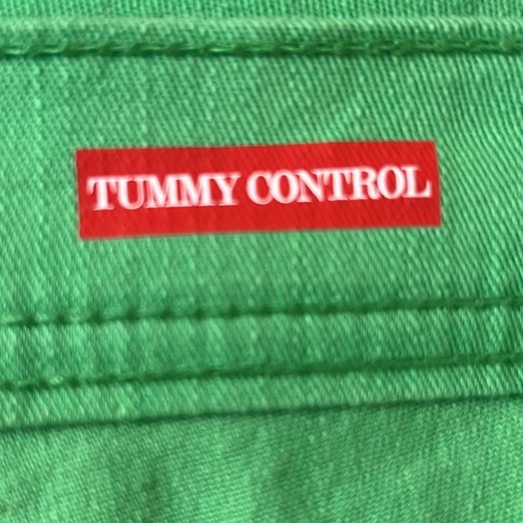 Style & Co Jeans Green Tummy Control Jeans Size 14 EUC - Picture 9 of 10